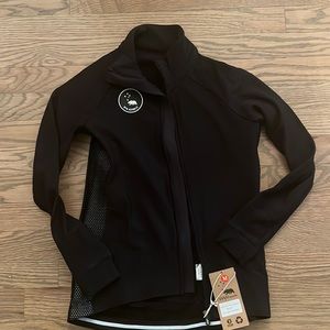 Brand new with tags WYN REPUBLIC WOMEN'S FLEECE THERMAL CYCLING JACKET - BLACK